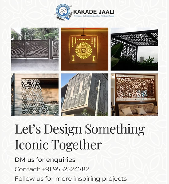 Custom designed architectural jaali