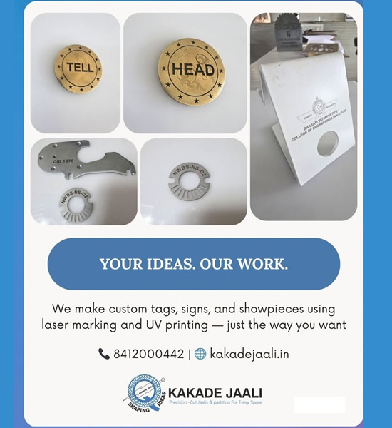 Custom Tags and Laser Marking at Kakade Laser